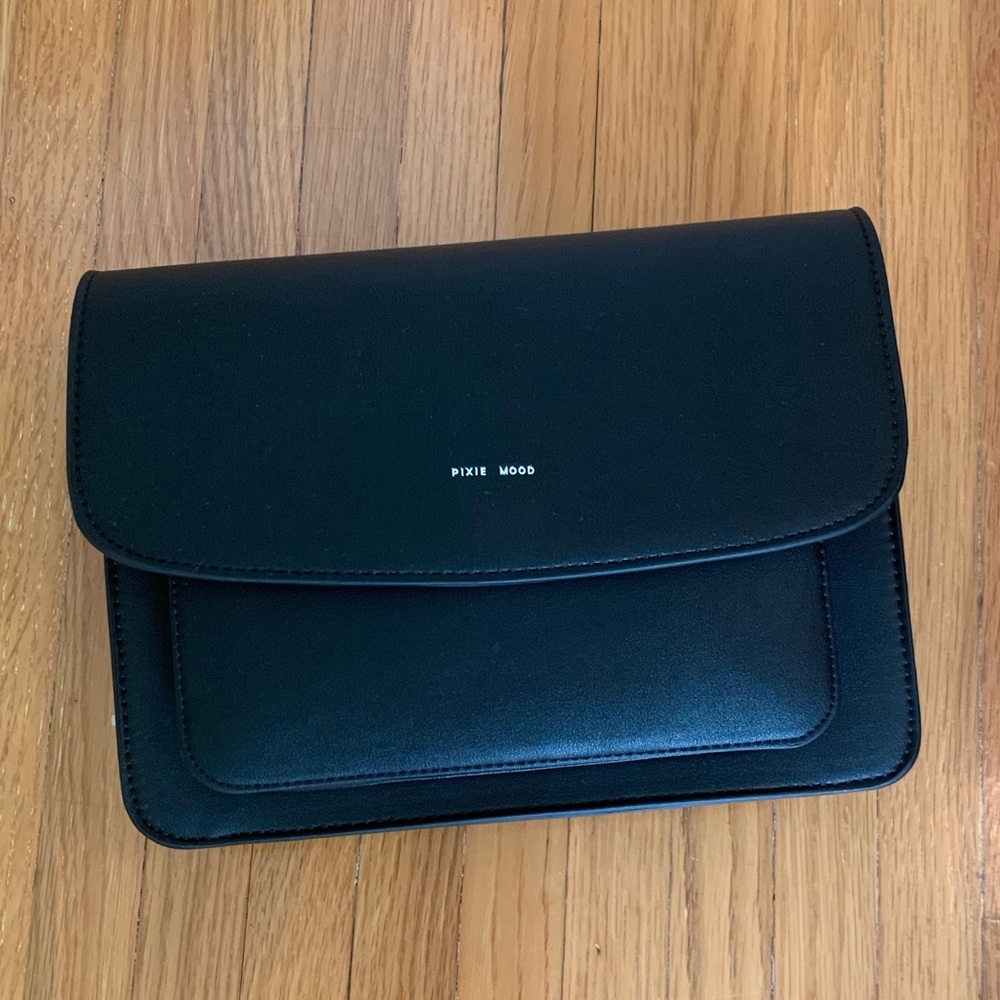 NEW Pixie Mood vegan leather black crossbody bag